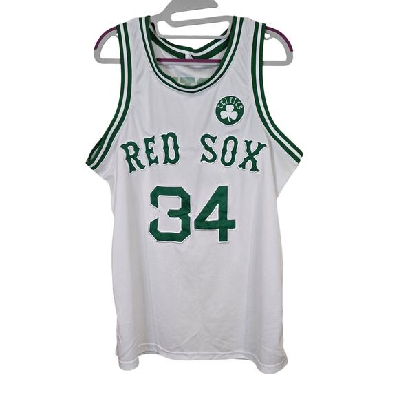 2025 Celtics Day DAVID ORTIZ Boston Red Sox Basketball Jersey | Size Large - Picture 1 of 8